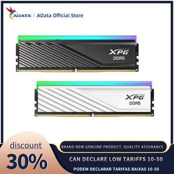 Память ADATA XPG Longyao LANCER BLADE DDR5 16G light bar esports frequency RGB set bar Hercules A-die particles 16G white 6000