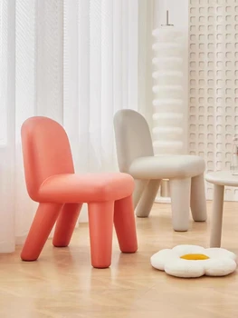 Стулья для гостиной Пластиковые Обеденные стулья Дизайнерская мебель Стулья со спинками Скандинавские стулья для отдыха на открытом воздухе Кресло Магазин чая с молоком