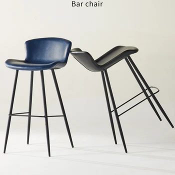 Барные стулья в скандинавском стиле для ресторана, туалетный столик для спальни, металлические барные стулья, Офисная столовая, мебель для библиотеки Barkruk YN50BC